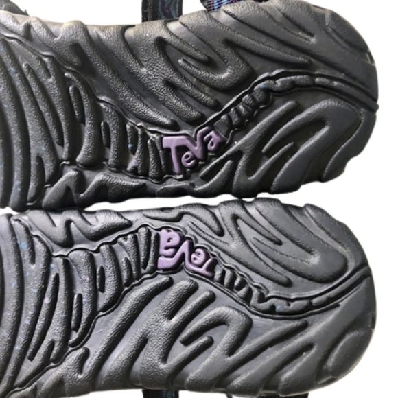 Teva Pretty Rugged Hiking/Trail Walking Sandals - Blue/Pink - 10 - Picture 6 of 8